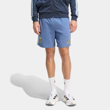 Imagem de Shorts Seleção Argentina 26/27 DNA Adidas Masculino, Azul, G