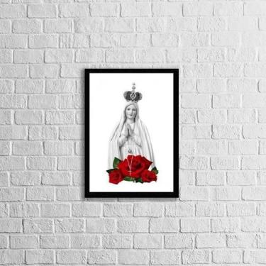 Imagem de Quadro Nossa Senhora Imaculada Conceição 45X34Cm - Com Vidro - Quadros