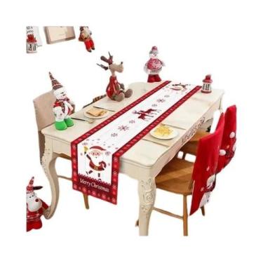 Imagem de Caminho De Mesa Feliz Natal 2024 Decorações Para Casa Natal Ano Novo C