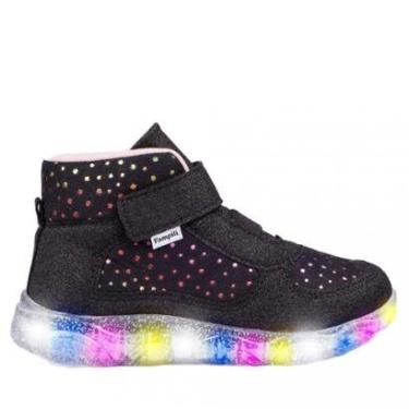 Imagem de Tênis Infantil Feminino Pampili com LED 682.079.000-Feminino