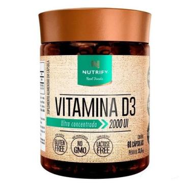 Imagem de Vitamina D3 2000UI (60 caps) - Padrão: Único - Nutrify