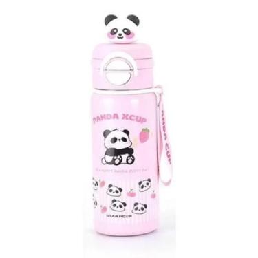 Imagem de Garrafa Termica Infantil Panda 550mL de Aço Inox - Garrafa Termica Ino