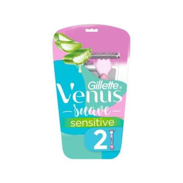 Imagem de Aparelho de Depilar Gillette Venus Suave Sensitive 2 Unidades
