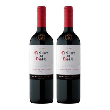 Imagem de Kit 2 Vinhos Casillero Del Diablo Cabernet Sauvignon 750ml