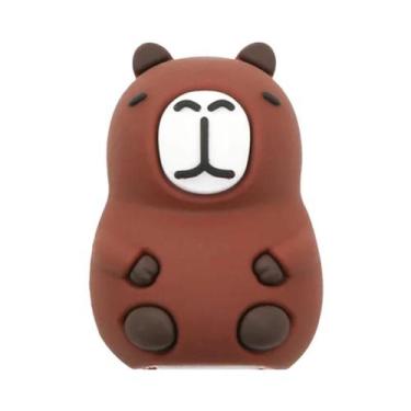 Imagem de Afiador De Lápis Manual Temático De Capivara Para Crianças, Artistas E