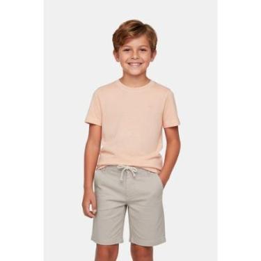 Imagem de Camiseta Aramis Infantil Manga Curta Stonada Salmão-Masculino