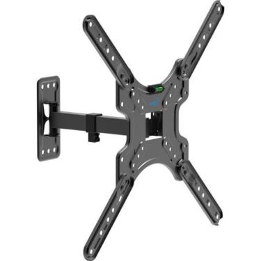 Imagem de Suporte para TV Articulado ELG MT400AR com Giro e Inclinação para Telas de 26 a 65 Polegadas Preto