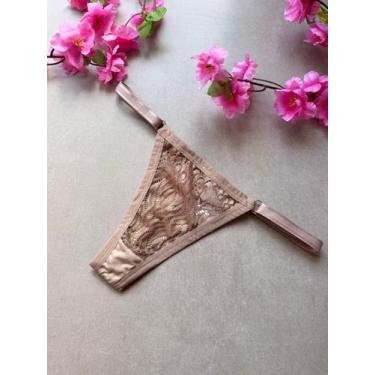 Imagem de Calcinha Fio Dental com Regulagem Lateral - Anadeyse, Único regulável,