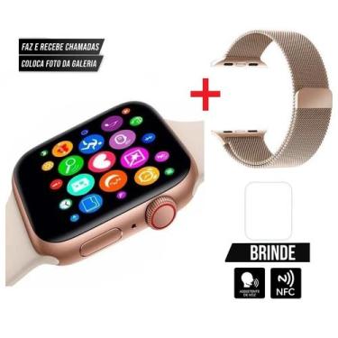 Imagem de Relógio Inteligente S11 Serie 8 Para Ios Android Com 2 Pulseiras Siri 