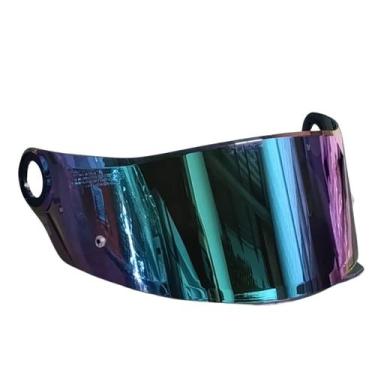 Imagem de Viseira capacete ls2 ff358 ff396 iridium rainbow camaleão original ls2