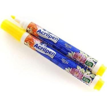 Imagem de Caneta Para Tecido Amarelo Ouro 505 Caneta Para Tecido Amarelo Ouro 50