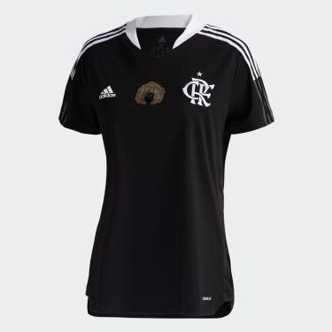 Imagem de Camisa Flamengo Dia Consciência Negra 21/22 s/n Torcedor Adidas Feminina-Feminino