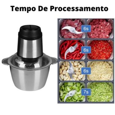 Imagem de Multiprocessador De Alimentos Picador Elétrico 4 Lâminas 2litros - Hyl