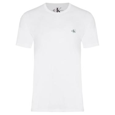Imagem de Camiseta Calvin Klein Jeans Masculina New Logo Re Issue Branca-Masculino