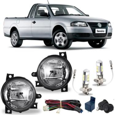 Imagem de Kit farol milha volks gol g4 saveiro kitati polo fox com led - SUITS