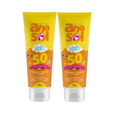 Imagem de Kit 2x Protetor solar kids Anasol fps50 c/100g - dahuer