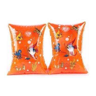 Imagem de Boia Inflável Braço Peixinhos Infantil - Sk, Laranja
