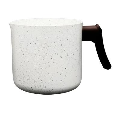 Imagem de Leiteira Fervedor Ceramic Life Alumínio com Revestimento Antiaderente 1,7L para Indução Cor Amadeirado Brinox