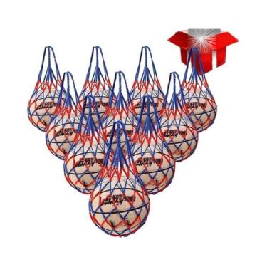 Imagem de Bolsa De Rede De Nylon Durável Para Transporte De Bolas Esportivas: Ba