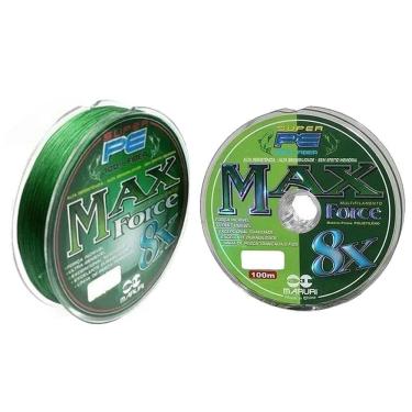 Imagem de Linha de Pesca Multifilamento Maruri Max Force 8X Verde Carretel - 100m