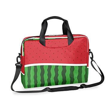 Imagem de Bolsa de ombro para laptop, bolsa de laptop para computador de melancia fruta à prova d'água capa para laptop de 16 polegadas bolsa de transporte para homens mulheres viagens de negócios faculdade escola, Multicolorido., Large