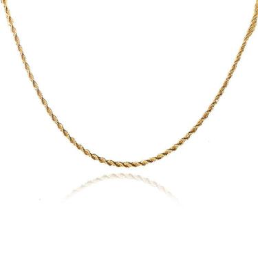 Imagem de Colar Cordão Baiano 2.5 Folheado Em Ouro 18K