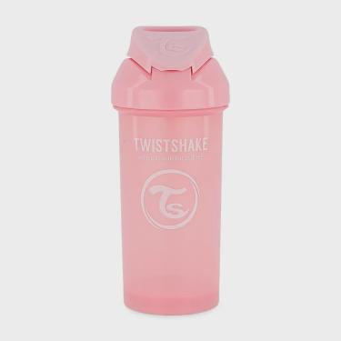 Imagem de Garrafinha com canudo 360 ml Rosa Twistshake