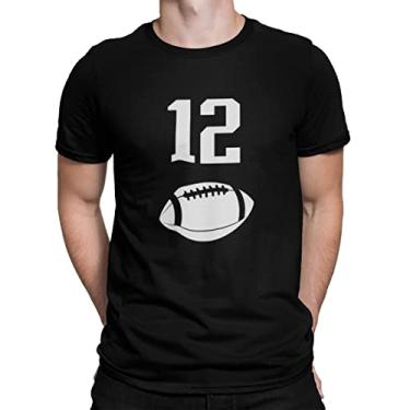 Imagem de Camiseta Camisa Fãs de Esportes Futebol E20 Masculina Preto Tamanho:M