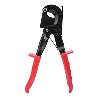 Imagem de Cortador de cabo catraca, com trava de segurança, alta resistência, ferramenta de corte de cabo catraca, cabo antiderrapante para cabo de cobre e alumínio, fácil operação (HS-325A)