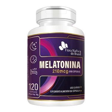 Imagem de Melatonina 120 Cápsulas (210 mcg por cápsula) Flora nativa do Brasil