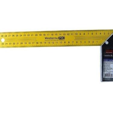 Imagem de Transferidor Esquadro Régua Profissional 12 Polegadas 30cm