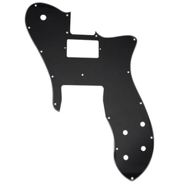 Imagem de Musiclily Pro 16 Furos Single H Escudo para Guitarra EUA/México Fender 72 Tele Custom Style, 3 camadas Preto