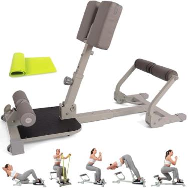 Imagem de Conjunto de auxílios para abdominais Sissy, cintura no quadril, abdômen, pernas, máquina de exercício integrada, treinador de agachamento profundo, cadeira romana, equipamento de fitness doméstico