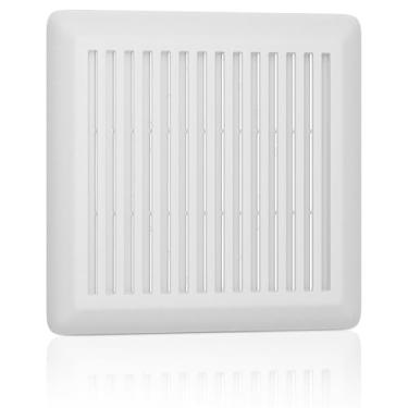 Imagem de MAYITOP C350GN Capa de ventilação de banheiro com molas de substituição para ventilador de teto de banheiro para grade Broan-NuTone C350GN para ventilador NuTone 695 e 696N (branco) 22 x 23 cm