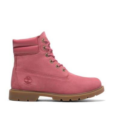 Imagem de Timberland Bota feminina Linden Woods impermeável de 15 cm, Nobuck rosa, 36