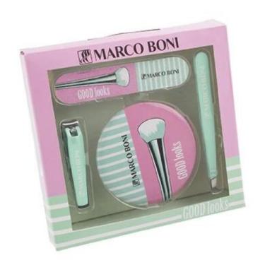 Imagem de Kit Manicure Beauty Fashion 4 Ítens Marco Boni,  Rosa Good Looks