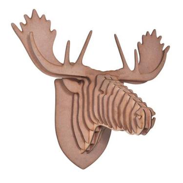 Imagem de Cabeça de Alce Decoracao MDF - Persona Acrilicos