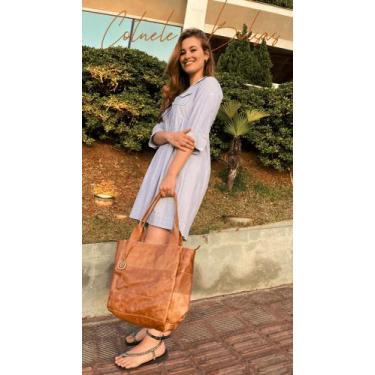 Imagem de Bolsa feminina de couro legitimo Cotnele