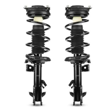 Imagem de Amortecedores dianteiros esquerdo e direito com molas helicoidais amortecedores para Nissan Versa 2007-2011 (todos os modelos), Nissan Versa 2012 SOMENTE 1.8L S/SL Hatchback substitui para 172352