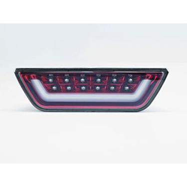 Imagem de GAZOZ PERFORMANCE Acessórios para luzes exteriores – Luz de neblina de LED estilo F1 traseira 4ª luz de freio base vermelha/lente transparente para Suzuki Swift S Sport 2010-2023 / SX4