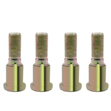 Imagem de Vkinman 4 peças 20-12972 Parafuso de batente de porta pino dianteiro esquerdo dianteiro lado direito substituição para Peterbilt 330 335 359 370 378 379