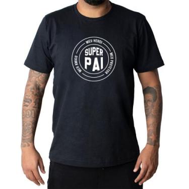 Imagem de Camiseta Masculina Dia Dos Pais Super Pai Meu Herói - SEMPRENALUTA, Pr