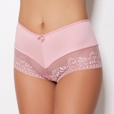 Imagem de Caleçon Liso com renda nas pernas - Calcinha Eliana - Minha Calcinha, 