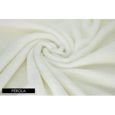 Imagem de Cobertor manta microfibra 110 x 150 cm pérola 100% poliéster - Hazime 
