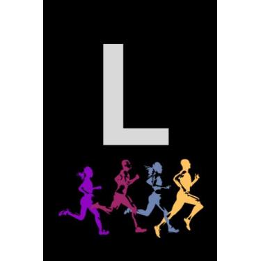 Imagem de L: Personalized Monogram Initial Notebook for Runners