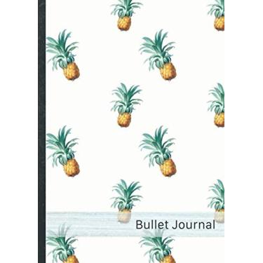 Imagem de Bullet Journal: Punktraster Notizbuch A4 • Soft Cover, mit Register, 100+ Seiten • Design „Ananas 502“ • Original by #Goldesel (Dot Grid Notebook • ... Skizzenbuch, Zeichenbuch, Notizheft). DIY!