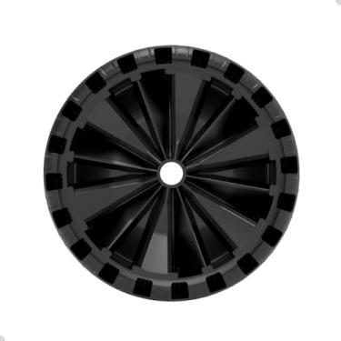 Imagem de Roda Pneu Maciço Flex Border 320mm para Carrinho de mão Carriola Resistente não Fura não Murcha Eixo Universal - 1pol, 3/4 pol, 1/2 pol