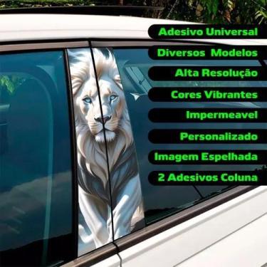 Imagem de Adesivo Personalizado Para Coluna Porta Carro Decorativo 01 - Resitank