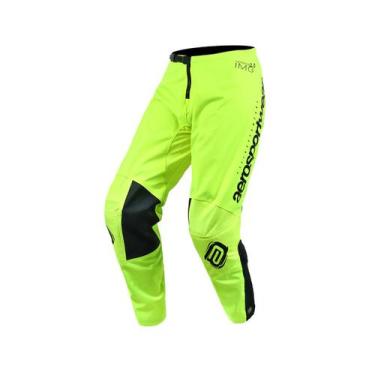 Imagem de Calça Motocross Cross ASW Image Minimal Amarelo Moto, Amarelo, 50