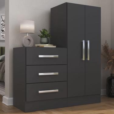 Imagem de Cômoda 2 Portas 3 Gavetas Dunas